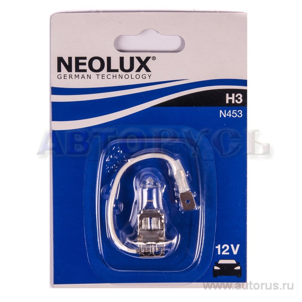 fd3a26ed-644f-11ea-a251-04d9f508137a Автолампа H3 12V 55W (N453-01B)  NEOLUX  шт. блистер