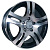 Диск колеса КиК "Канкан" алм.чёрн,4*108*14