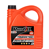 Масло трансмиссионное Rhinoil ТРАНСТЕК SAE75W-90 GL-4/5 син. (4л)
