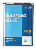 Масло трансмиссионное Kixx Geartec SAE 80w-90 GL-5 (4л)