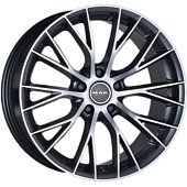 8x18/5x120 ET34 D72,6 Munchen Gunmetal Mirror Face