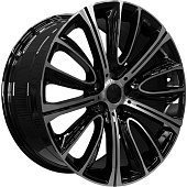 8,5x19/5x112 ET28 D66,6 5241 Gloss Black Machine Face (PDW)