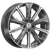 Диск колеса СКАД "KP013" 7,0x19 5*108 ET36 D65,1 Diamond Gloss Graphite (EXEED TXL)