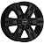 8x18/6x139,7 ET15 D106,1 Stone 6 Gloss Black